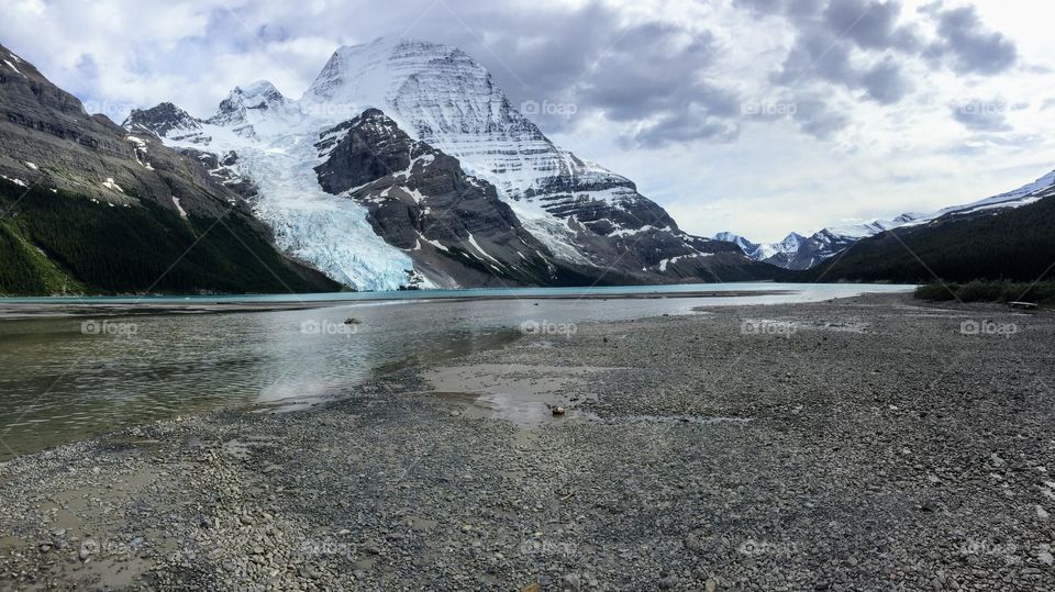 Hiking Berg Lake in Mount Robson Provincial Park, BC, Canada