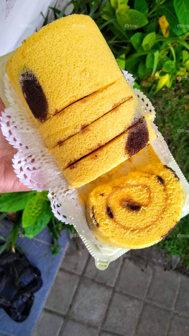 banana Roll cake