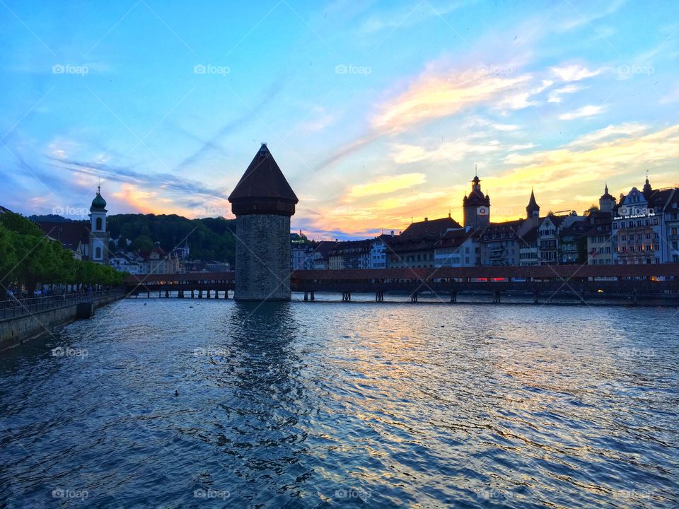 Lucerne cityscape 