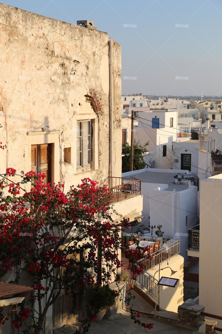 Naxos village architecture 