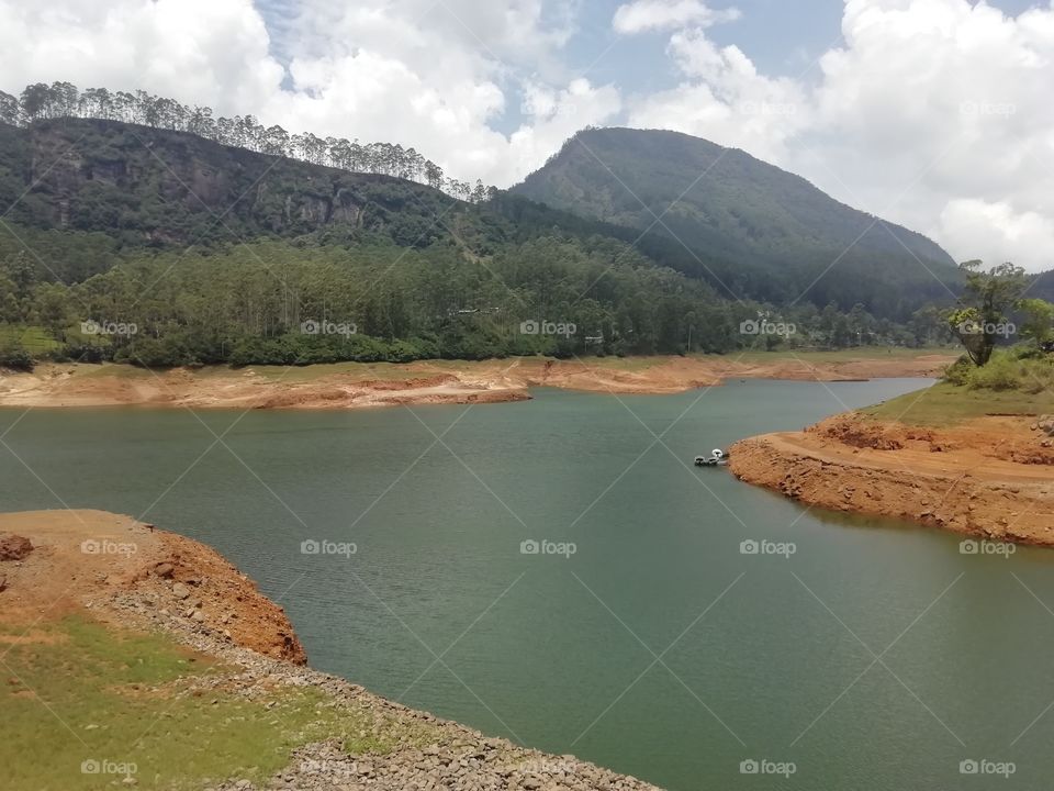 Beautiful view of a reservoir