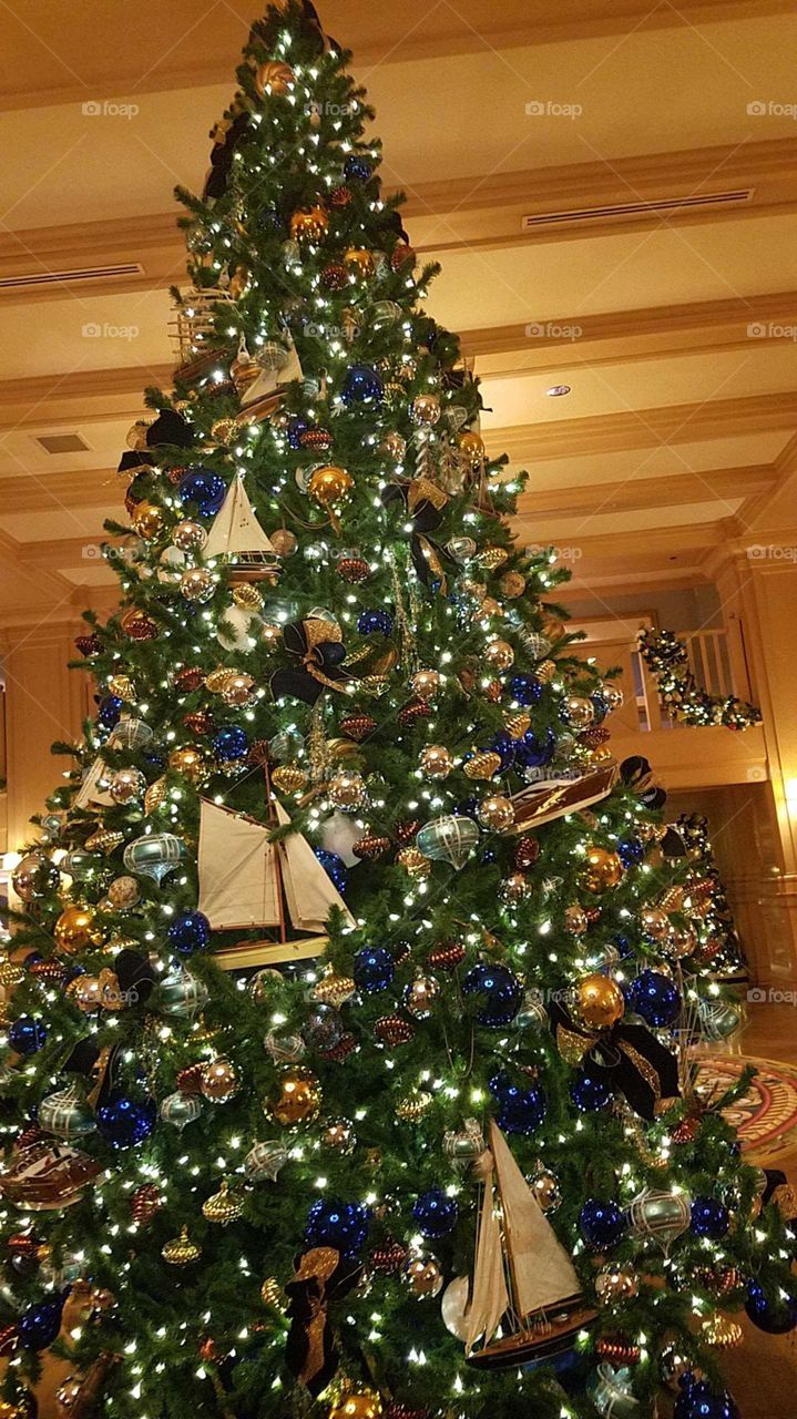 Disney Yacht Club Resort Christmas tree