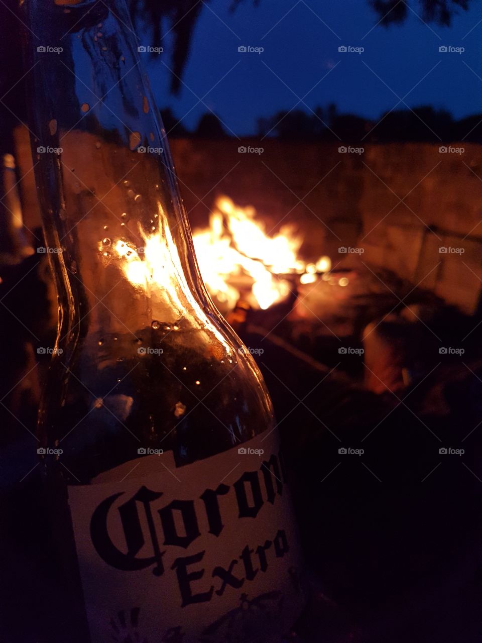Beers and bonfire