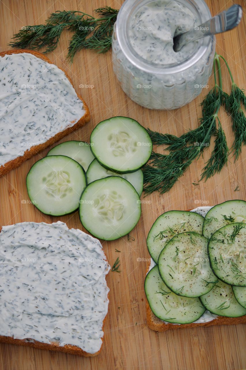 Cucumber Sandwiches 