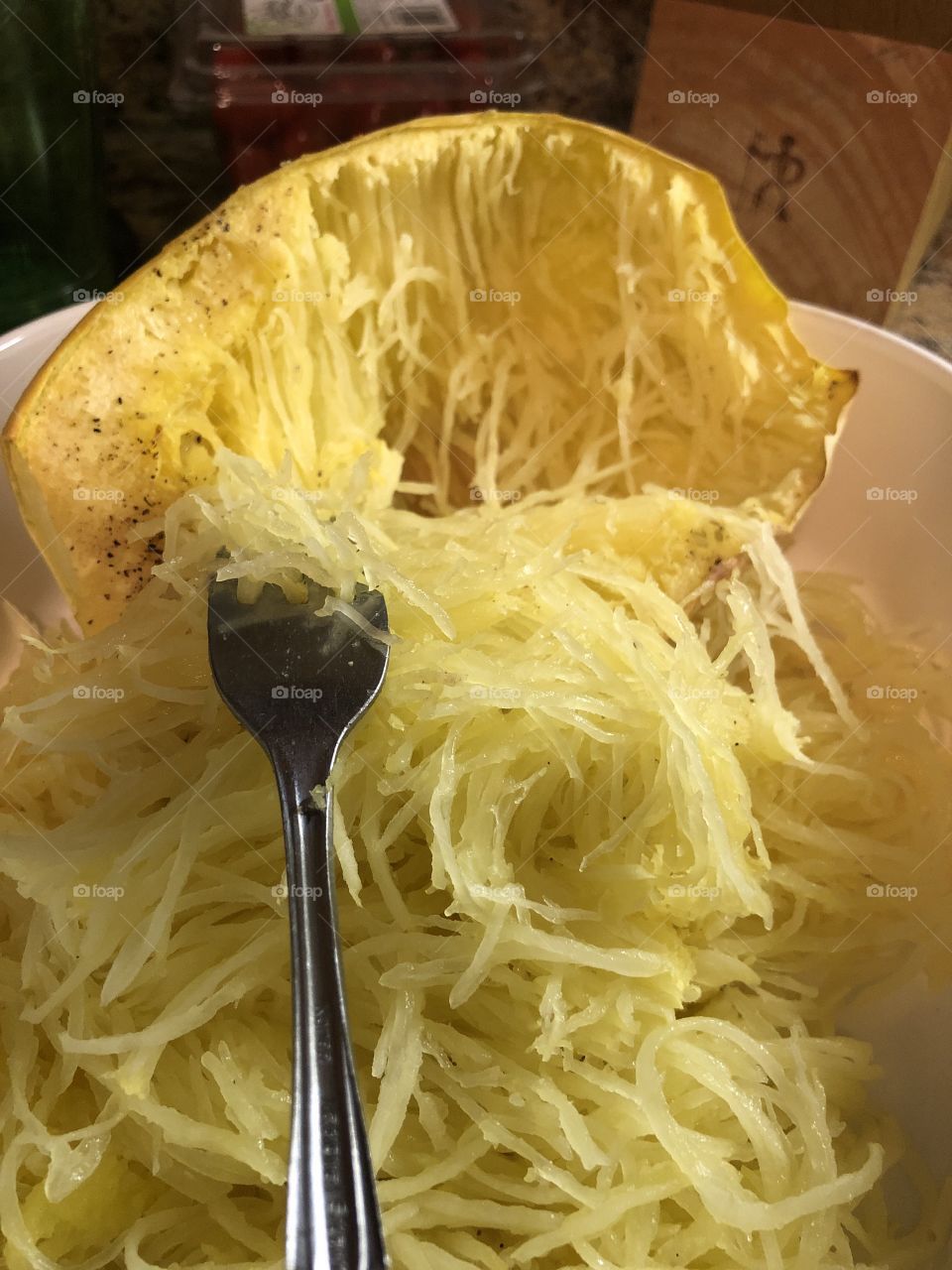 Roasted spaghetti squash 