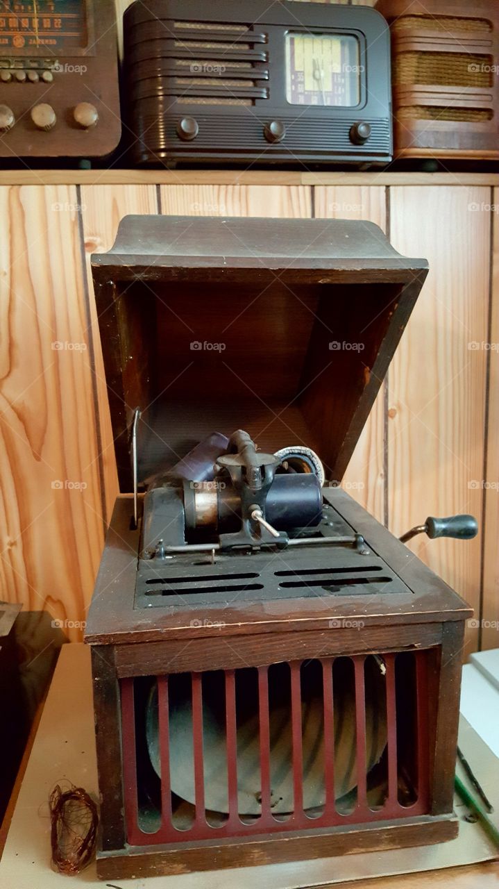 old gramophone