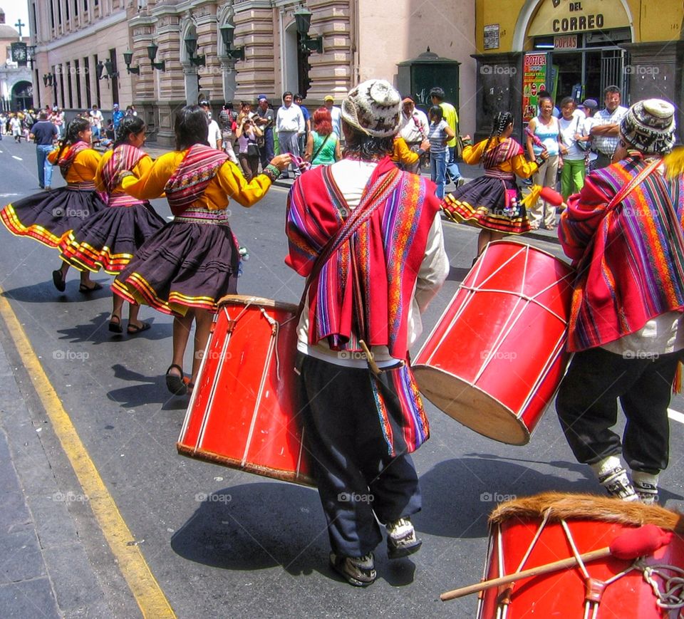 Carnival in Lima