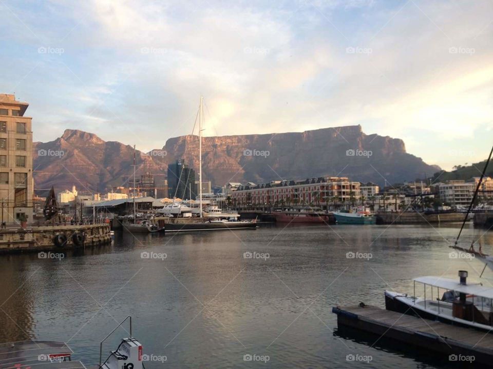 Table Mountain from the Waterfront