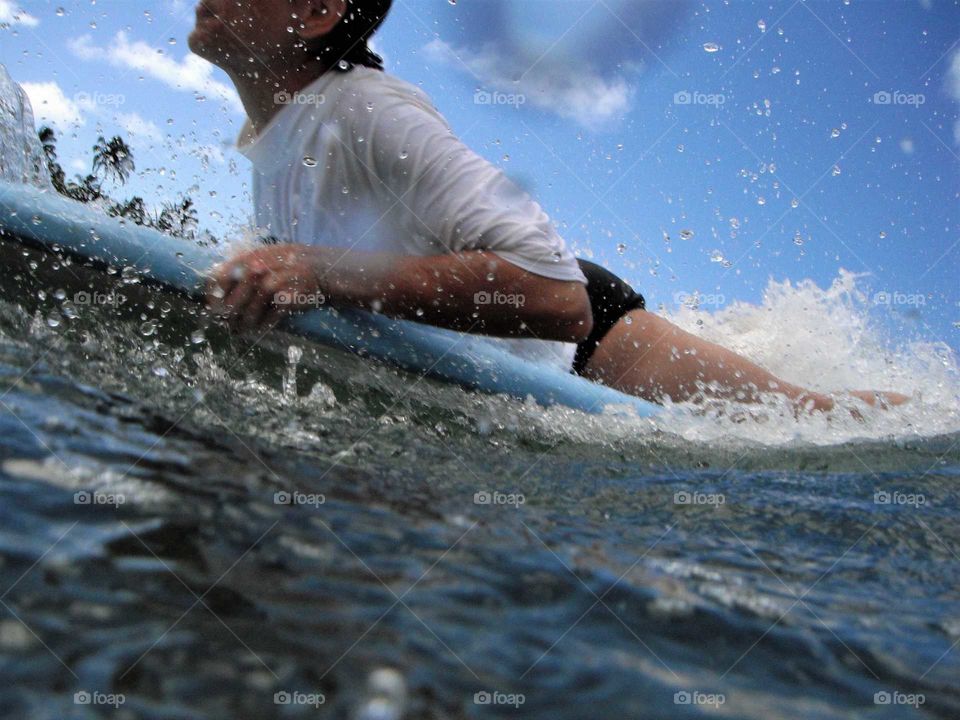 Surfing Kauai Hawaii Poipu