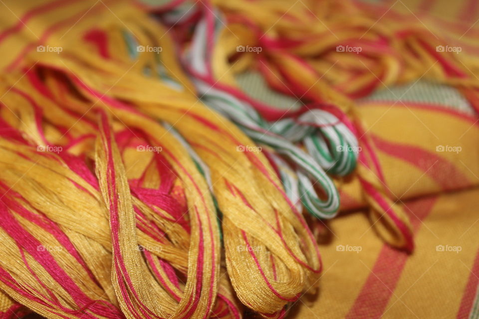 Ikat Wave from Sumba Island. And it's yellow.