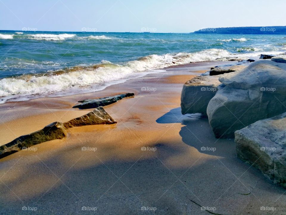 sand beach Varna Bulgaria