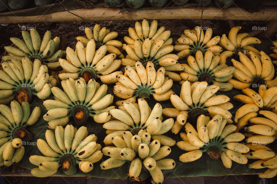 Banana in the market