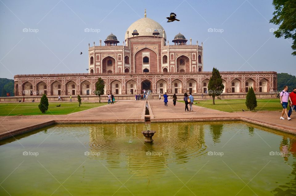 Marvellous architectural building at Humayun’s tomb in New Delhi India!!!