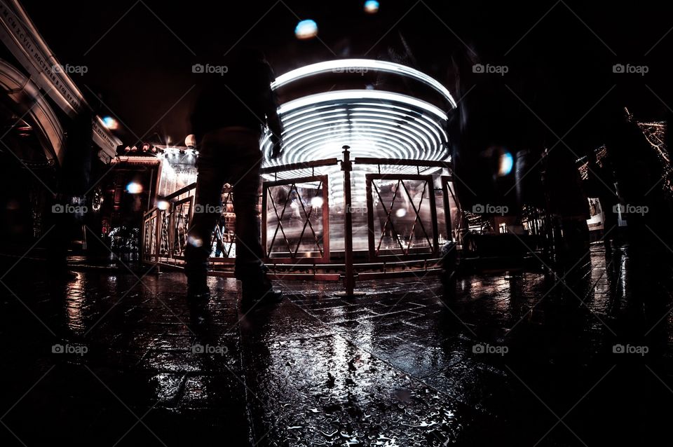 City, Light, Street, Water, Bridge