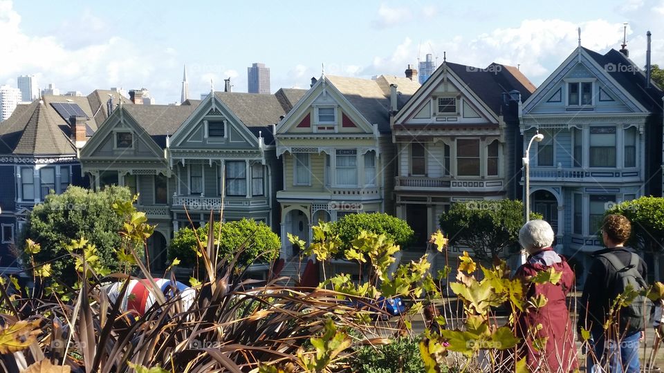 San Francisco Painted Ladies Victorian Houses