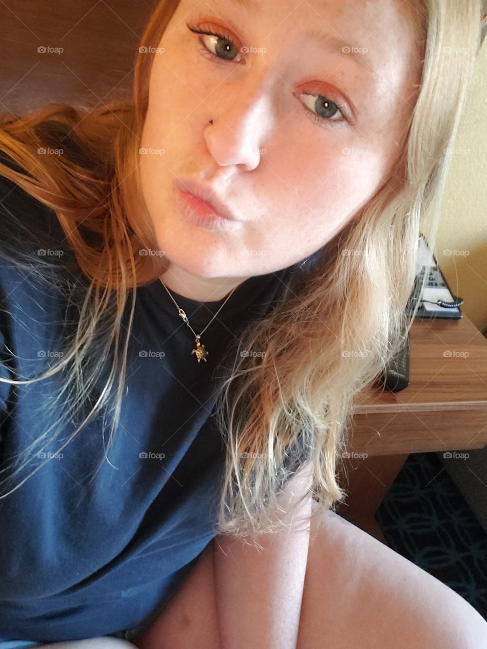 No filter it's the real I woke up like this 😂