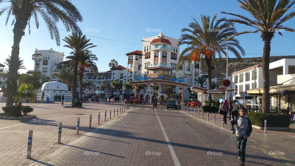 Marina Agadir A global beach and tourist area