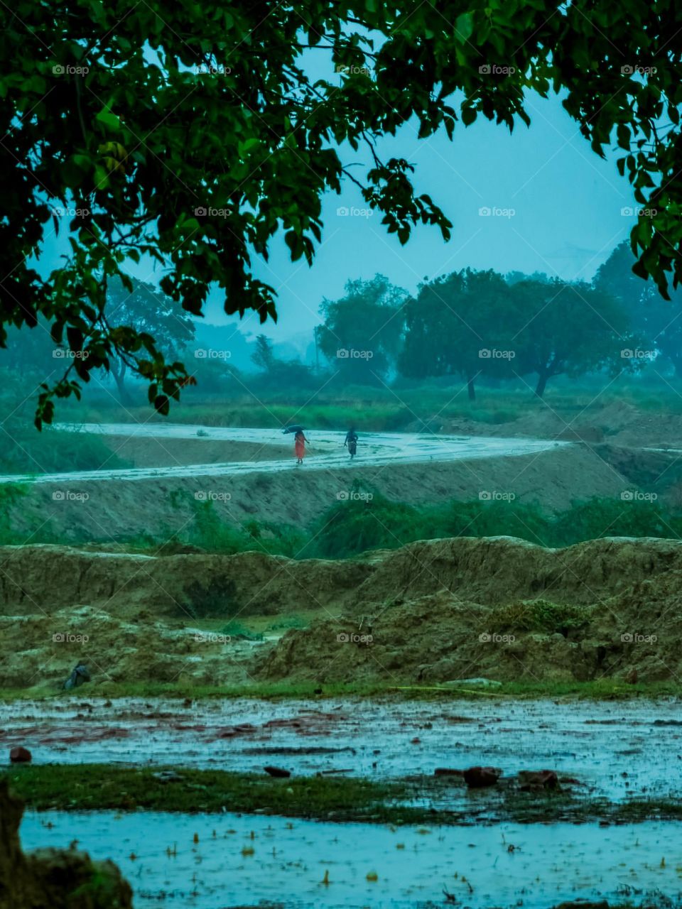 Rain on Empty roads