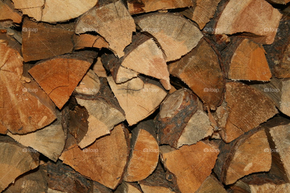 wood pyle. fire wood