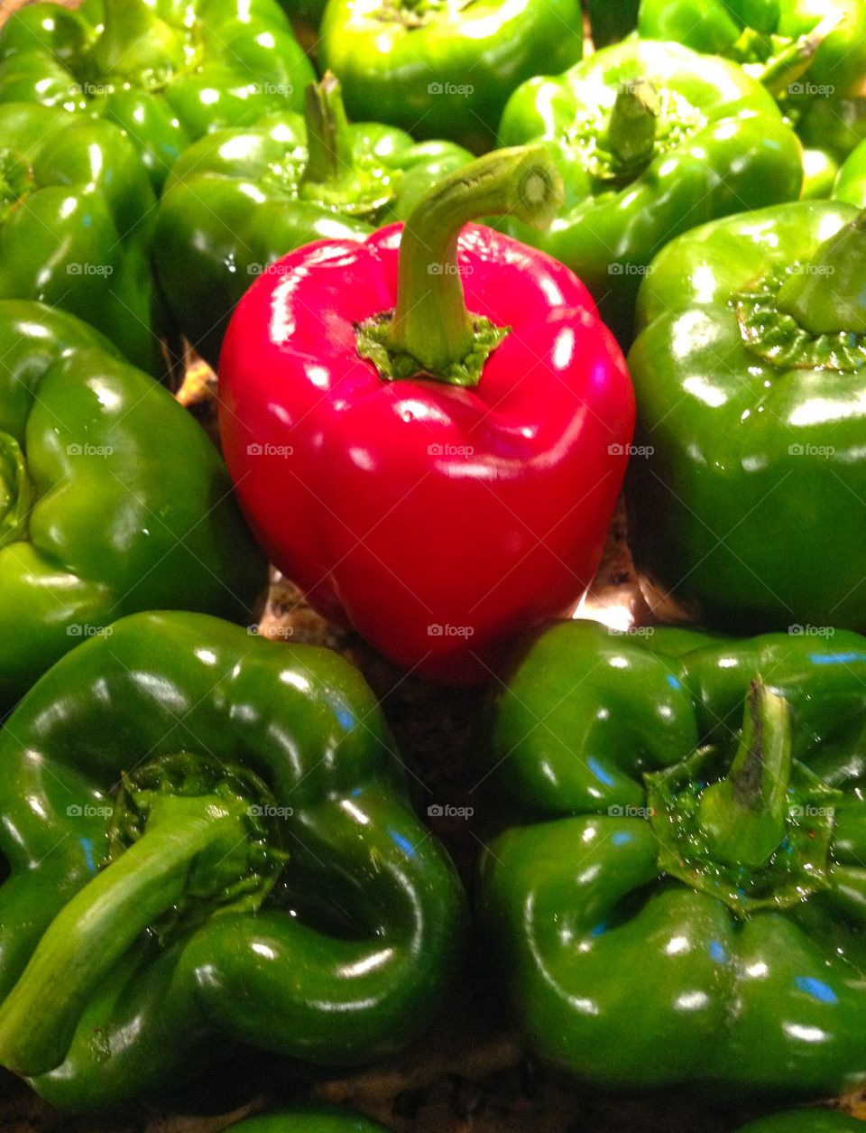 Green peppers