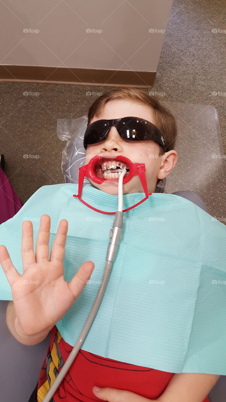 happy dentist visit