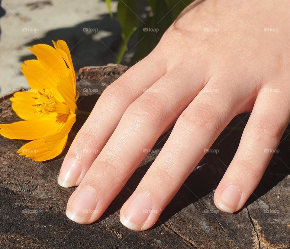 simplicity, beauty and naturalness.  beautiful and delicate nails