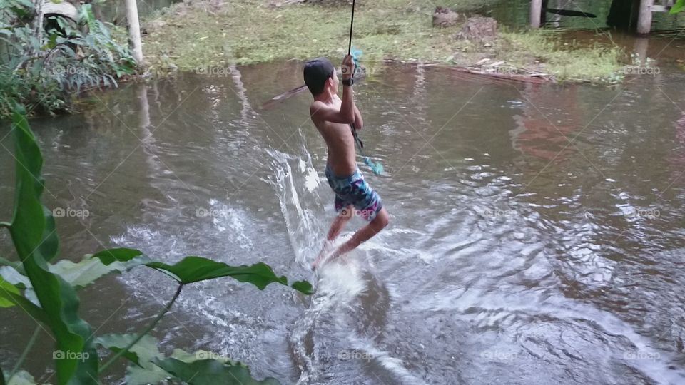 Water, River, Wet, Recreation, Fun