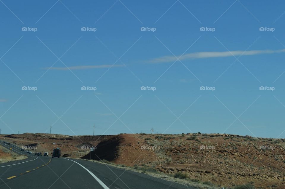 Landscape, Desert, Road, Travel, No Person