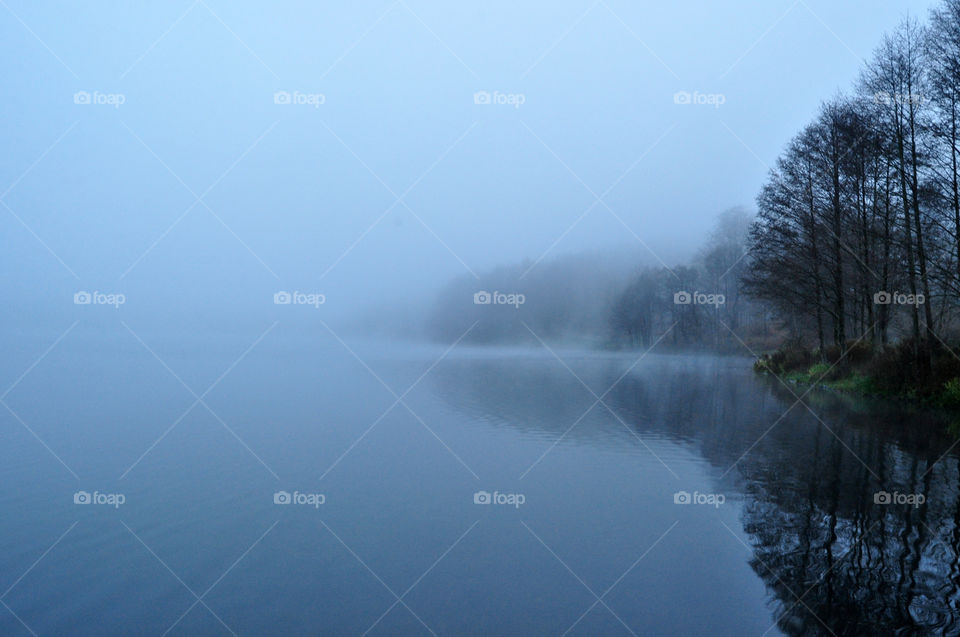 Fog, Mist, Landscape, Water, No Person