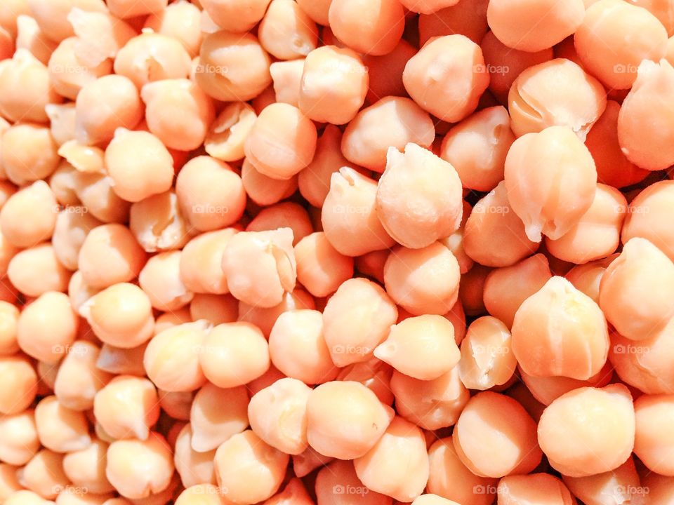 chickpeas closeup