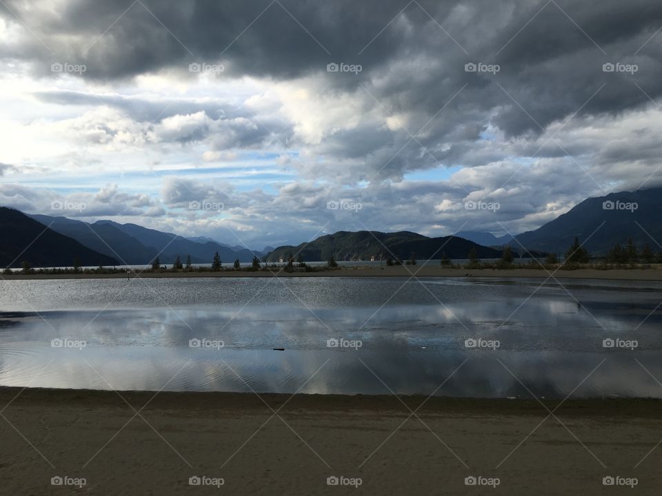 Idyllic lake