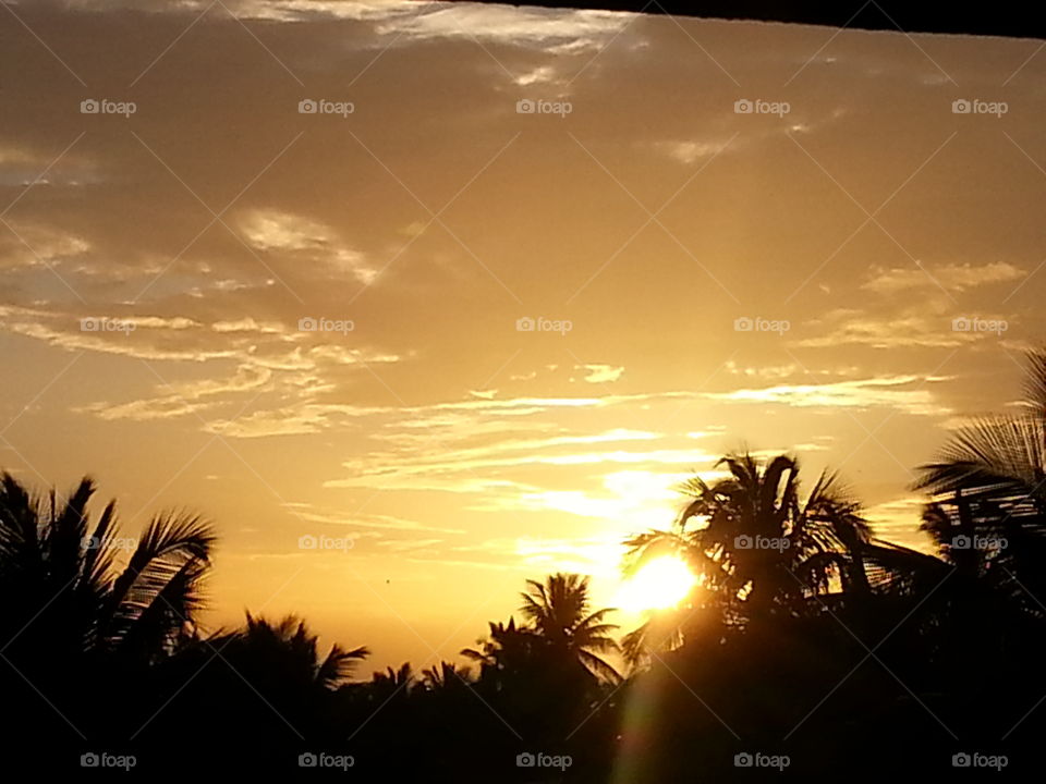 sun's sunset. sunsets in my cam