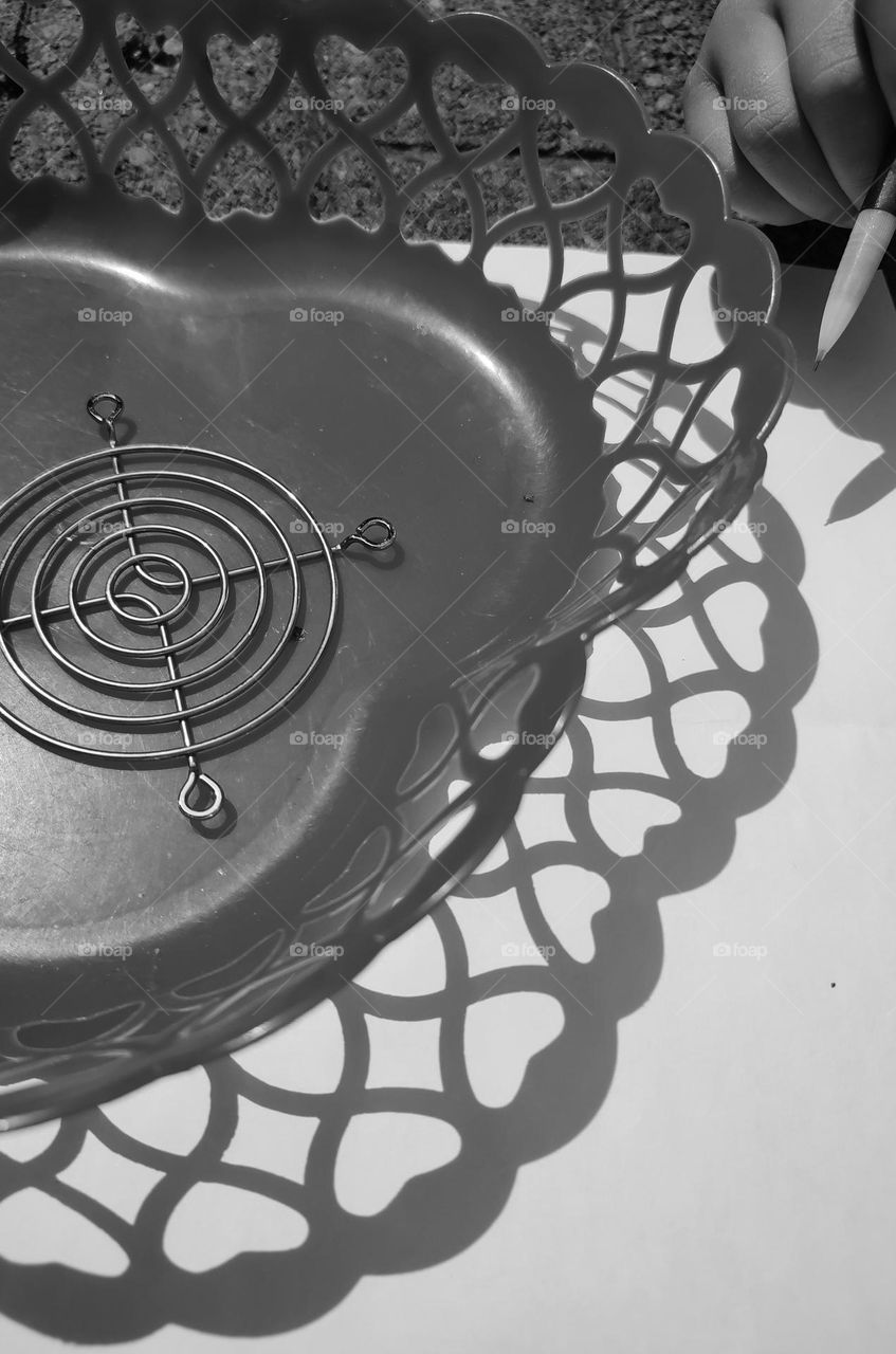 Heart shaped shadows,