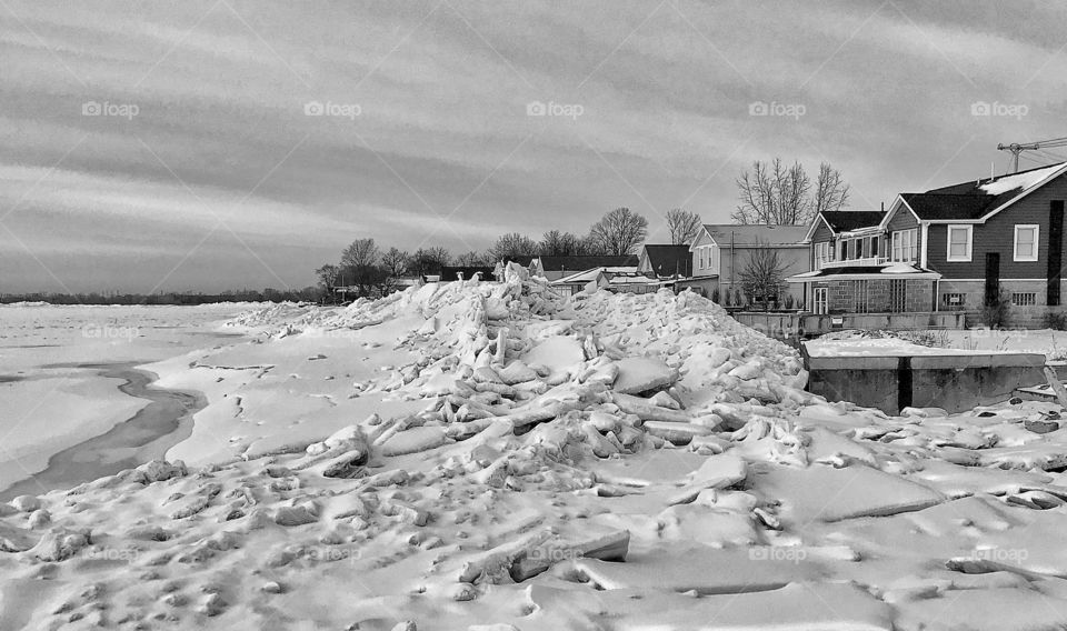 Lake Erie ice