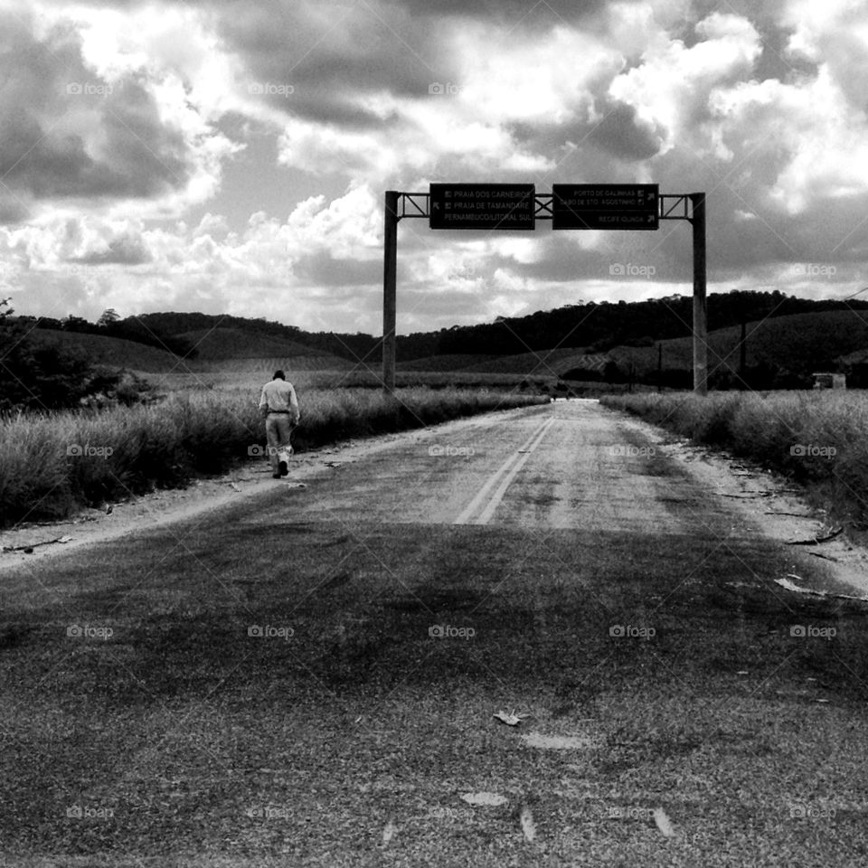 Road, Monochrome, No Person, Guidance, Empty