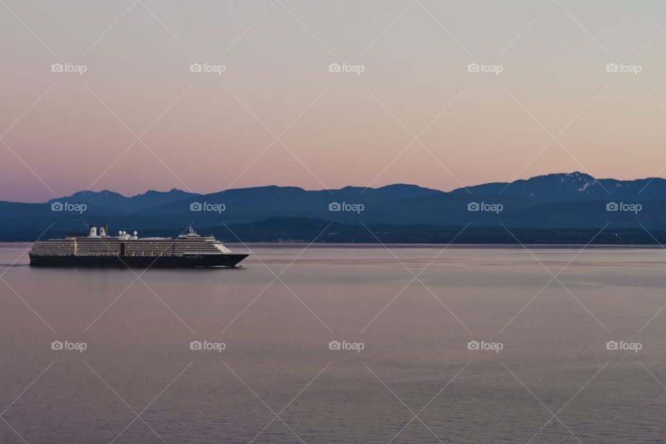 Cruise Ship in Alaska  