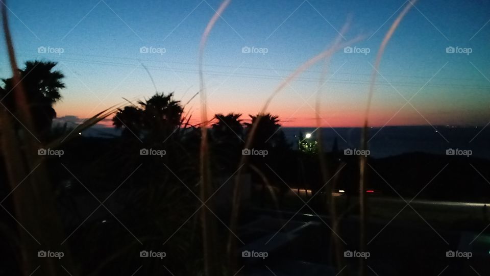 sunset Tangiers