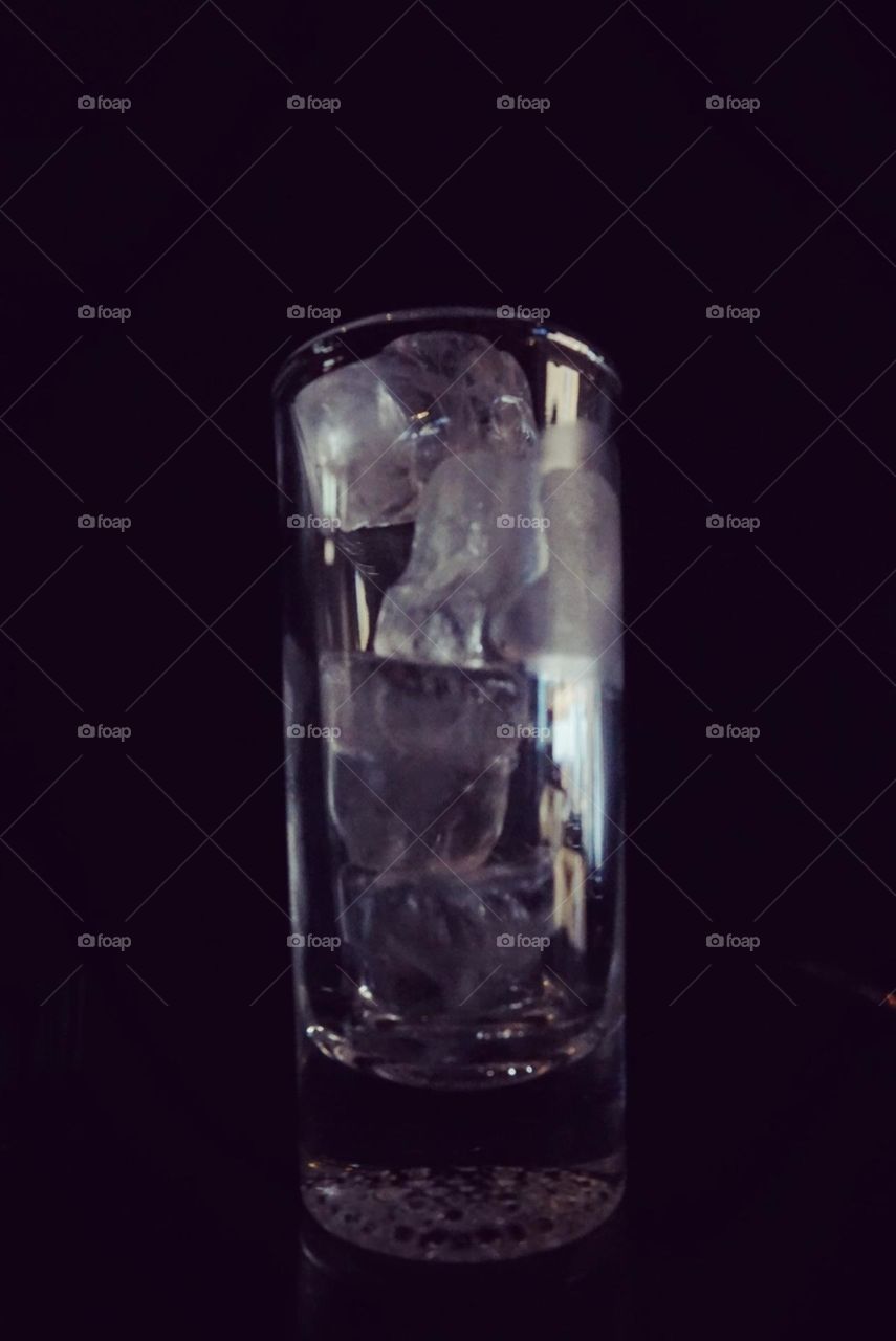 Water#ice#glass