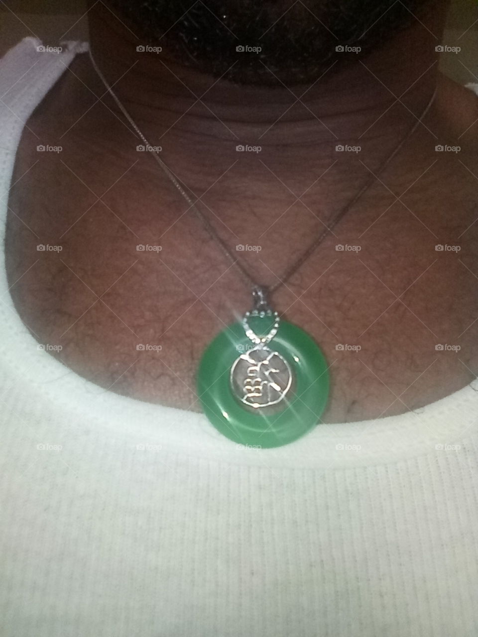 My 1st Jade lucky blessing amulet