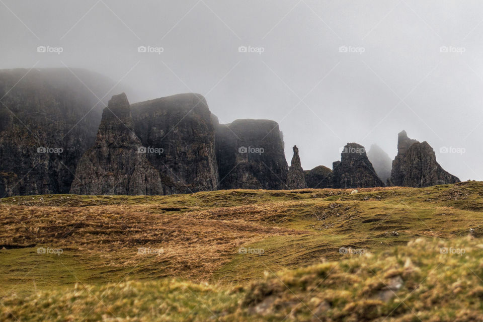 Clouds on the isle of Skye 