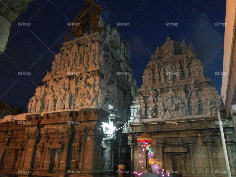 Indian temple of Tamil Nadu