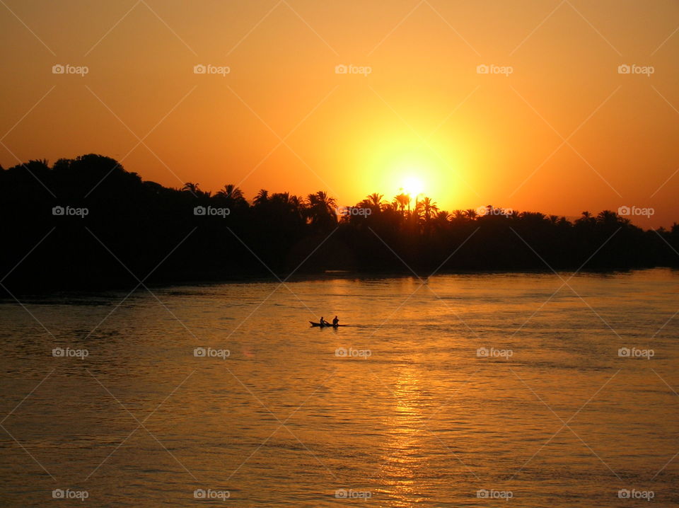 Sunset on the Nile