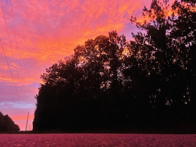 Georgia sunset sky