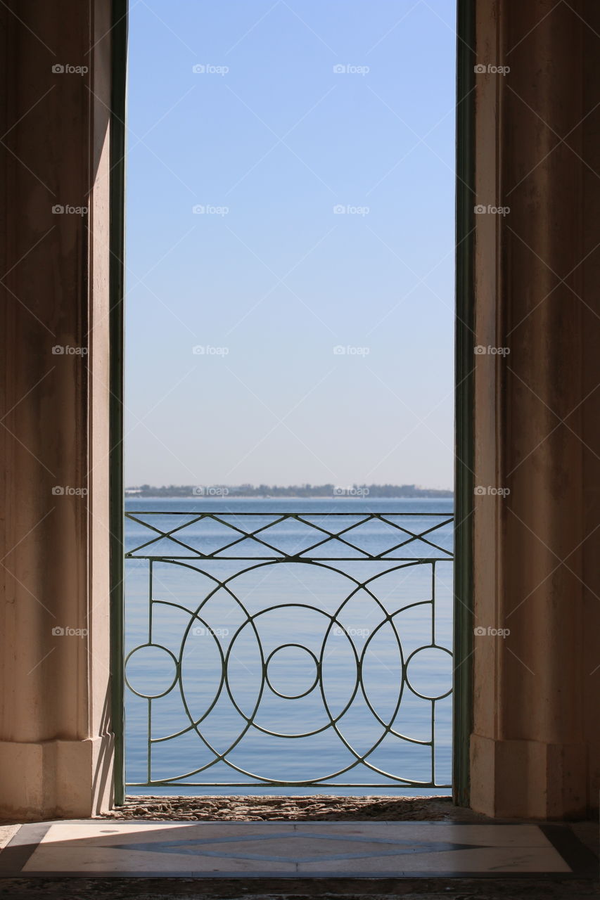 Looking over the ocean