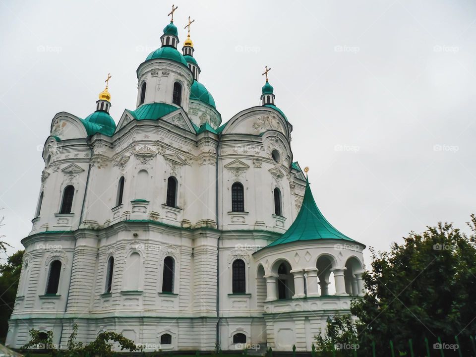 Cathedral of the Nativity of the Blessed Bogoroditse- Orthodox Cathedral in Kozelets Chernihiv region, Ukraine