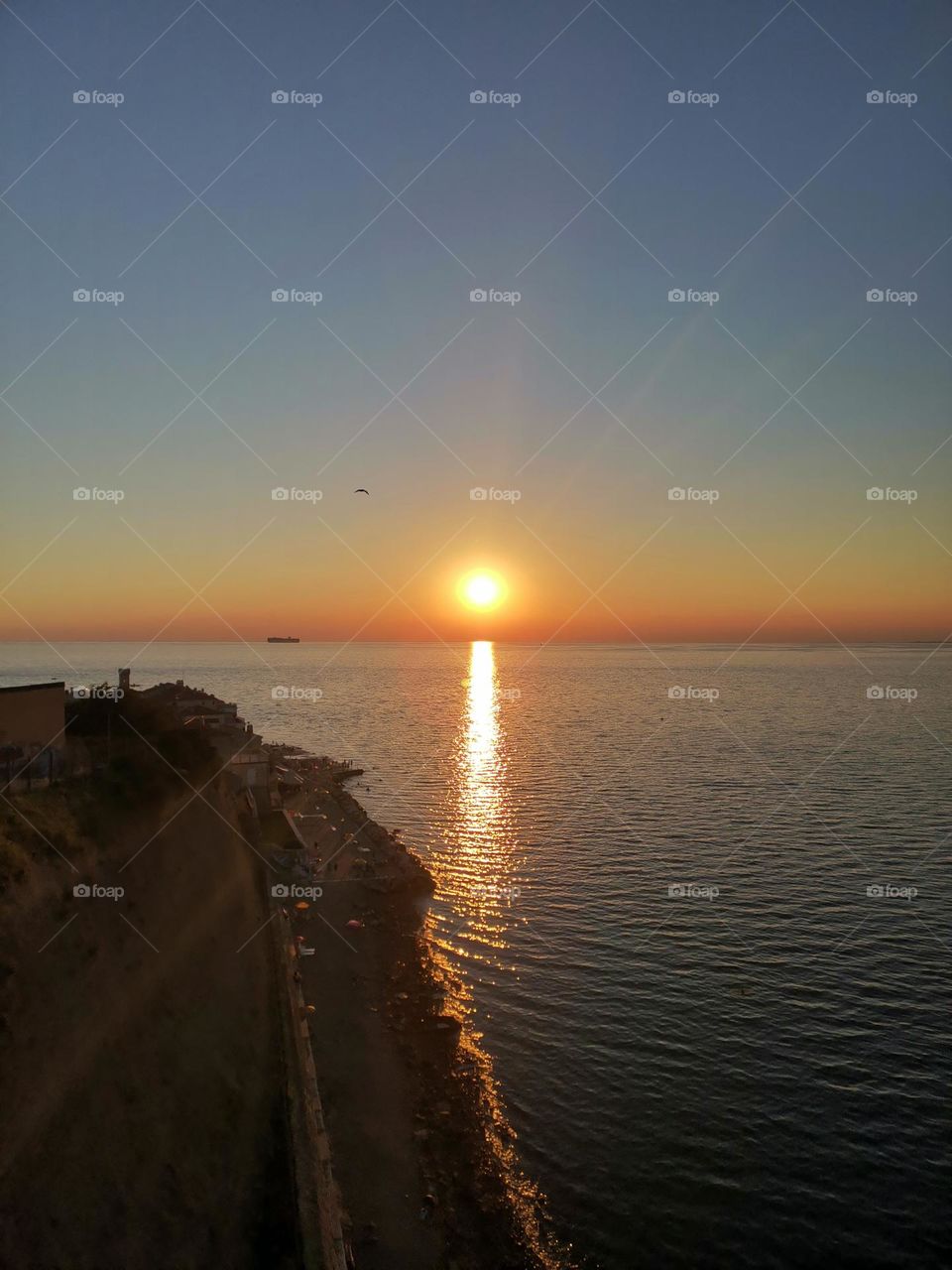 sunest on the last day of summer