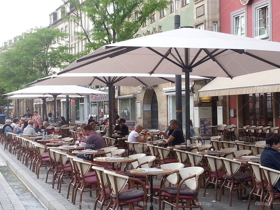 Cafe in Germany. my vacation