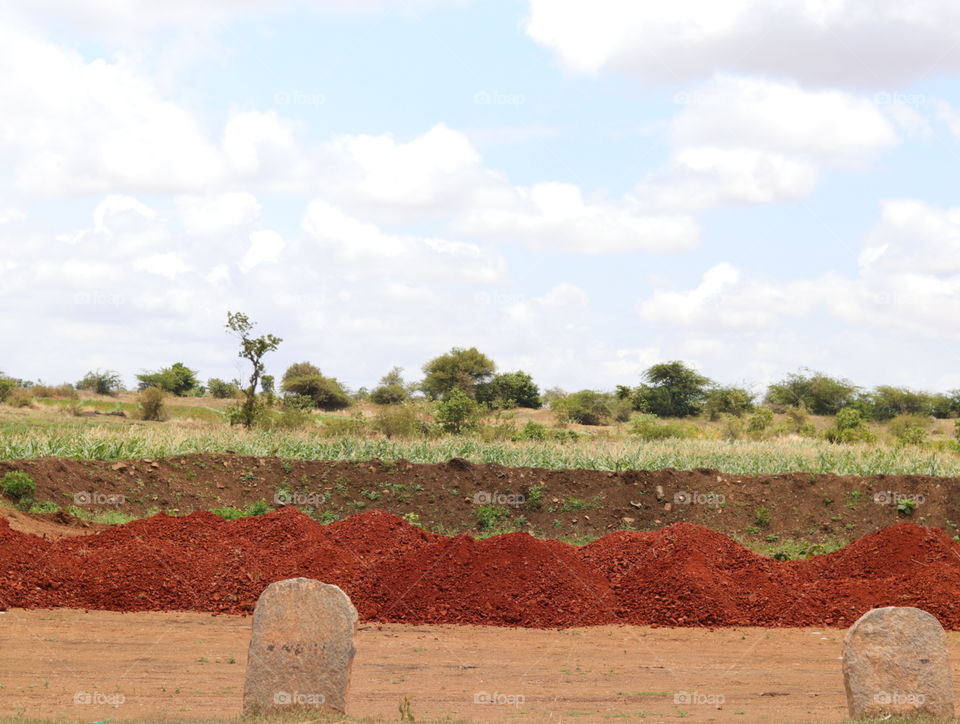mud red soil