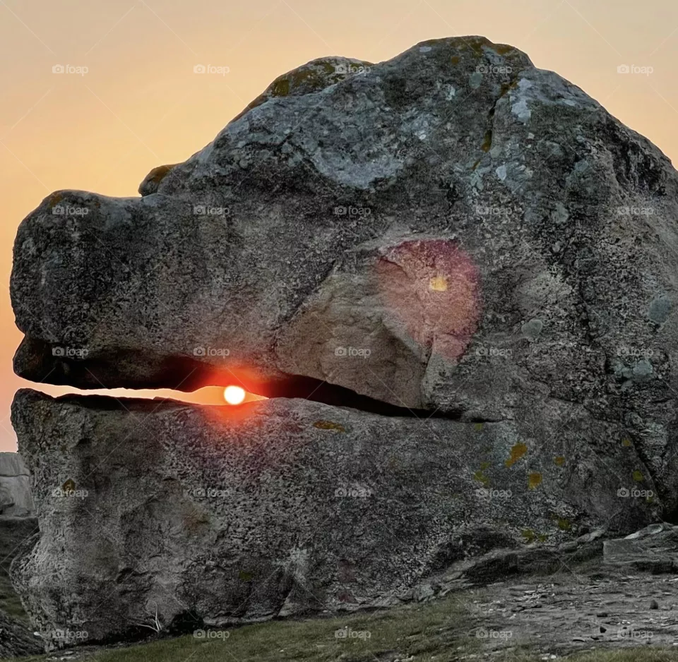 sunset in Ouessant