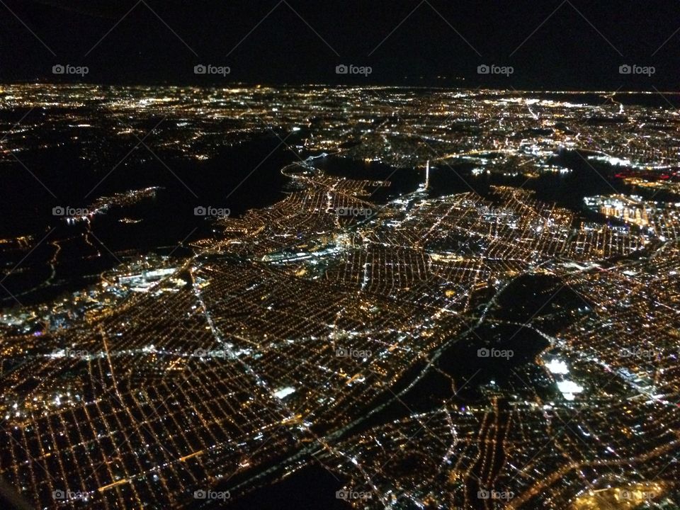 view on fly plane